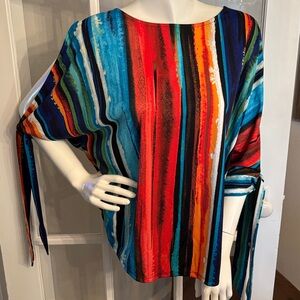 Colorful Striped Women's Top